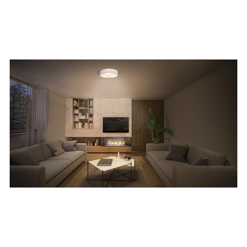 Osram - Ceiling light ORBIS PARIS 1xE27/25W/230V dia. 30 cm white