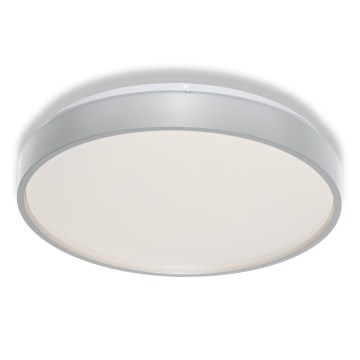 Osram - CEILING LUXO LED Ceiling Light with Dusk Sensor, 18 W / 230 V, Ø 32 cm, Silver