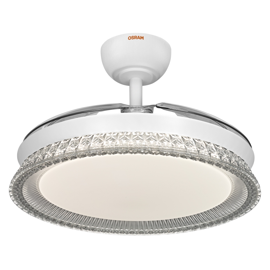 Osram - LED RGB Dimmable Ceiling Light with Fan CIERZO LED/35W/230V 3000-6500K + Remote Control