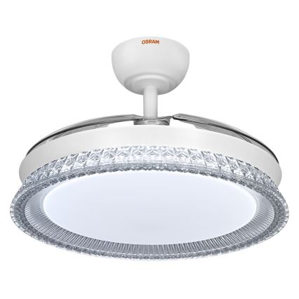 Osram - LED RGB Dimmable Ceiling Light with Fan CIERZO LED/35W/230V 3000-6500K + Remote Control
