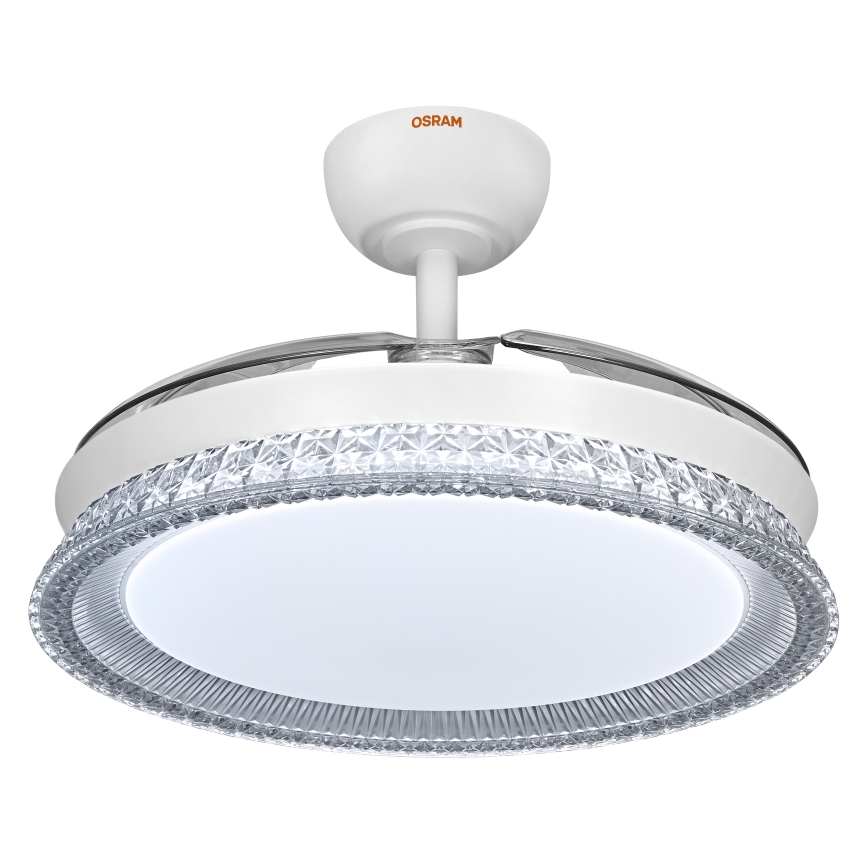 Osram - LED RGB Dimmable Ceiling Light with Fan CIERZO LED/35W/230V 3000-6500K + Remote Control