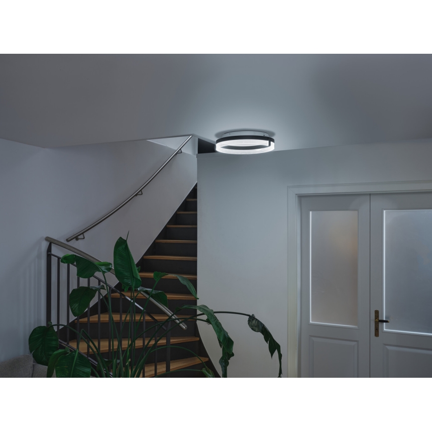 Osram - DECOR CIRCLE LED Ceiling Light, 25W/230V, selectable 3000/4000/6500K, Ø 40 cm, black/white