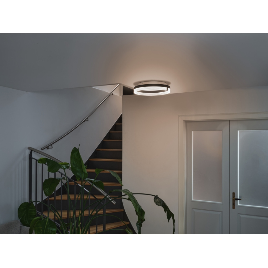 Osram - DECOR CIRCLE LED Ceiling Light, 25W/230V, selectable 3000/4000/6500K, Ø 40 cm, black/white