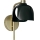 Osram - DECOR COROLLE Wall Light 1xG9/20W/230V Black/Gold