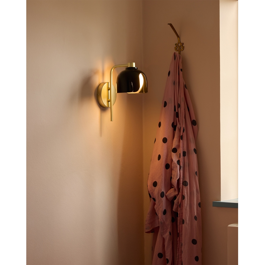 Osram - DECOR COROLLE Wall Light 1xG9/20W/230V Black/Gold