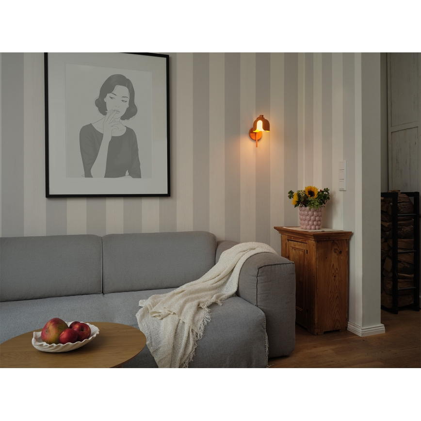 Osram - DECOR COROLLE Wall Light 1xG9/20W/230V Orange