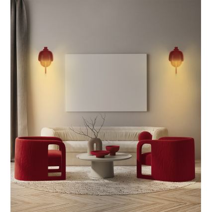 Osram - DECOR COROLLE wall light 1xG9/20W/230V red