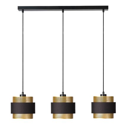 Osram - DECOR HORNET Cable Pendant 3x E27/10W/230V, Black/Gold