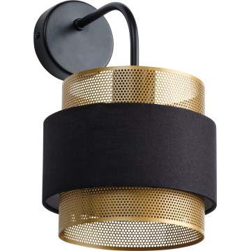 Osram - DECOR HORNET Wall Lamp 1xE27/10W/230V Black/Gold