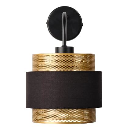 Osram - DECOR HORNET Wall Lamp 1xE27/10W/230V Black/Gold