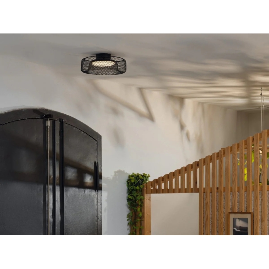 Osram - DECOR MESH LED Ceiling Light, 18.5W/230V, Ø 30 cm, Black