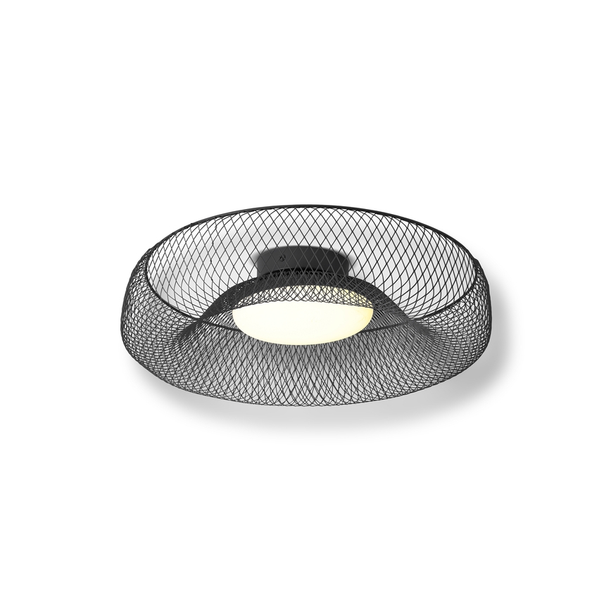Osram - DECOR MESH LED Ceiling Light, 18.5W/230V, Ø 30 cm, Black