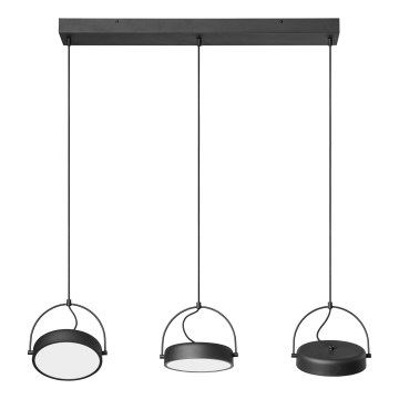 Osram - DECOR PUCK Cable-suspended LED Pendant 3xLED/12W/230V CRI 90 black