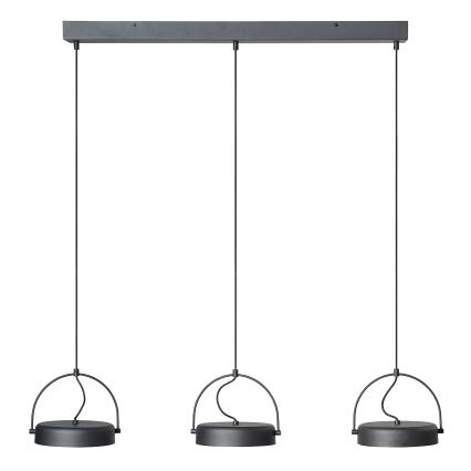 Osram - DECOR PUCK Cable-suspended LED Pendant 3xLED/12W/230V CRI 90 black