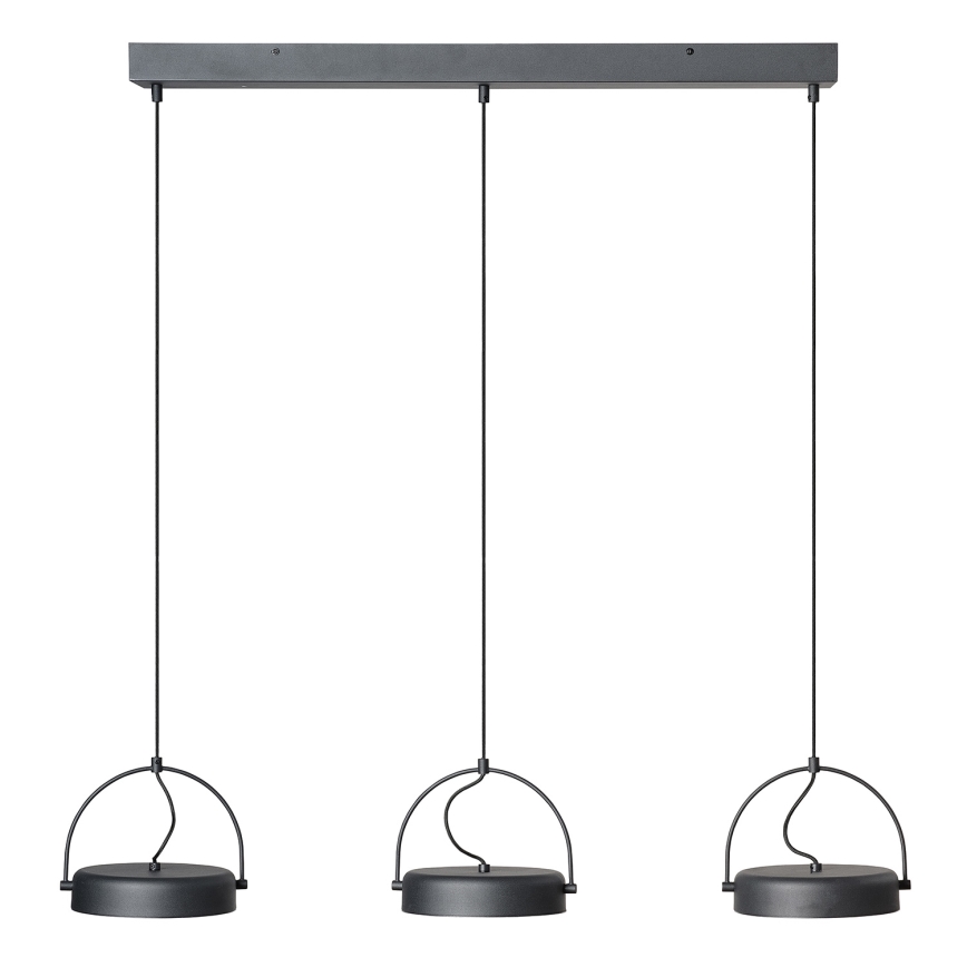 Osram - DECOR PUCK Cable-suspended LED Pendant 3xLED/12W/230V CRI 90 black