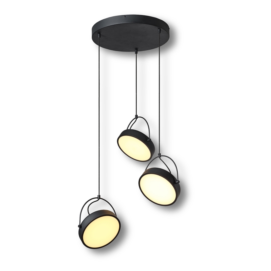 Osram - DECOR PUCK Cable-Suspended LED Pendant 3xLED/12W/230V CRI 90 Black