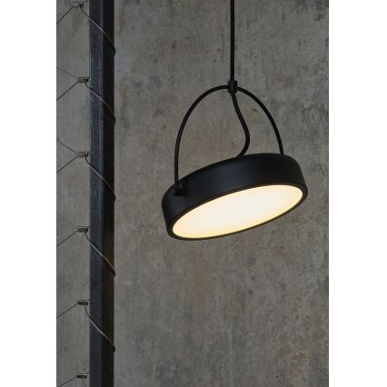 Osram - DECOR PUCK LED pendant light on cable, 12W/230V, CRI 90, black