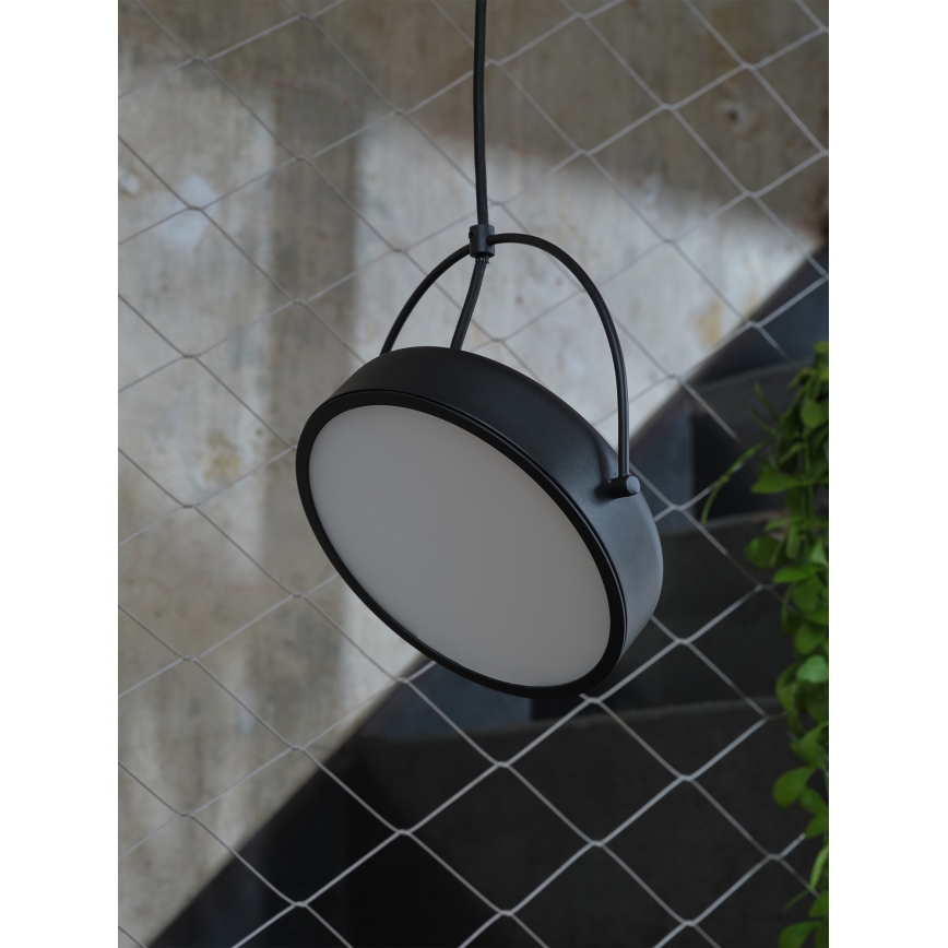Osram - DECOR PUCK LED pendant light on cable, 12W/230V, CRI 90, black