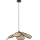 Osram - DECOR RATTAN Cable Pendant Light, 1xE27/15W/230V, dia. 58 cm, beige/black