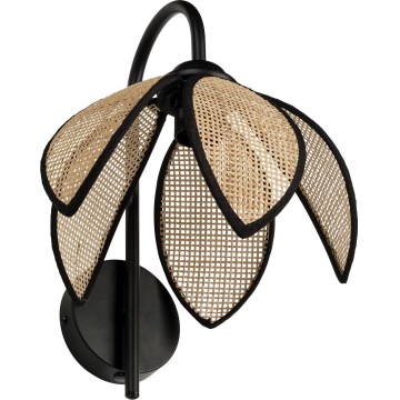 Osram - DECOR RATTAN wall light 1xE27/15W/230V beige/black