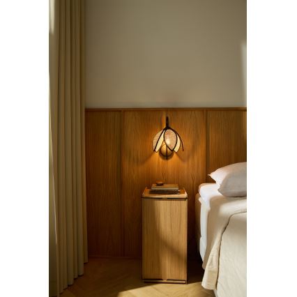 Osram - DECOR RATTAN wall light 1xE27/15W/230V beige/black