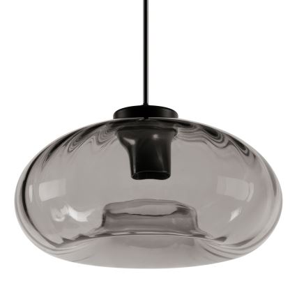 Osram - DECOR SMOKE cable pendant lamp, 1xE27/12W/230V, diameter 28 cm, black/smoky grey