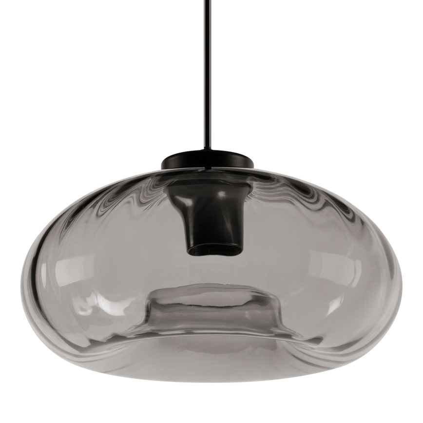 Osram - DECOR SMOKE cable pendant lamp, 1xE27/12W/230V, diameter 28 cm, black/smoky grey