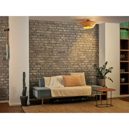 Osram - DECOR STRIPES Ceiling Light 1x E27/10W/230V, dia. 40.5 cm, beige