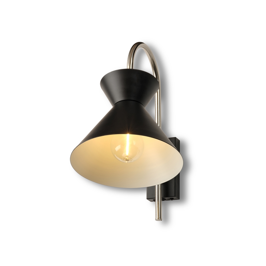 Osram - DECOR WAIST Wall Lamp 1xE27/40W/230V, Black