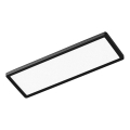 Osram - Dimmable LED bathroom ceiling light PLANON EASYFIX LED/24W/230V 2600-6000K 20x58 cm IP54 black + remote control