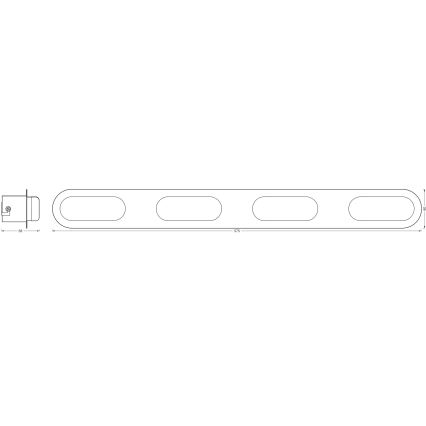 Osram - LED Dimmable Bathroom Wall Light SMART+ DUPLO LED/24W/230V 3000-6500K IP44 Wi-Fi
