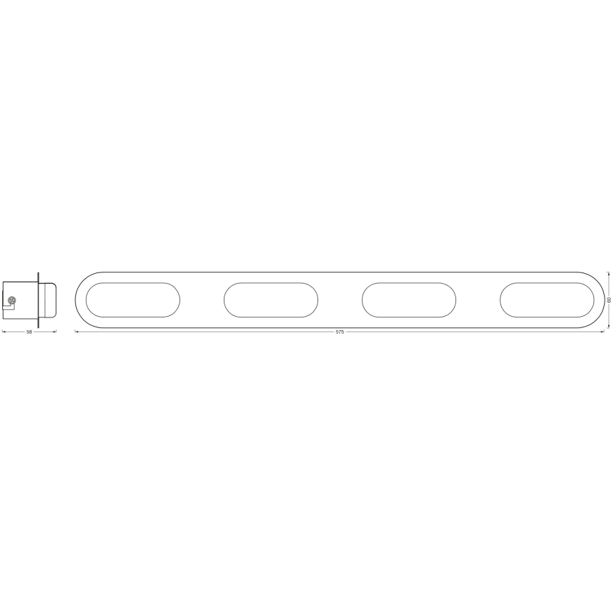 Osram - LED Dimmable Bathroom Wall Light SMART+ DUPLO LED/24W/230V 3000-6500K IP44 Wi-Fi