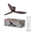 Osram - Dimmable LED Ceiling Fan FOHN LED/18W/230V 3000/4000/6500K + remote control