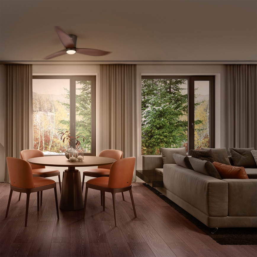 Osram - Dimmable LED Ceiling Fan FOHN LED/18W/230V 3000/4000/6500K + remote control