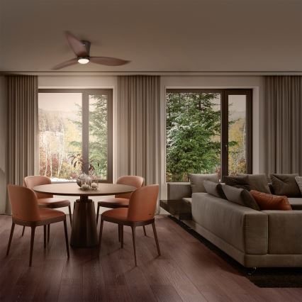 Osram - Dimmable LED Ceiling Fan FOHN LED/18W/230V 3000/4000/6500K + remote control