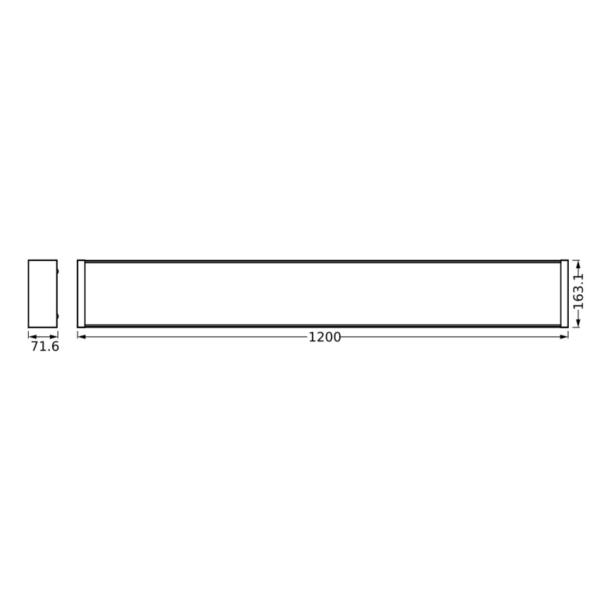 Osram - Dimmable LED Ceiling Light OFFICE LINE LED/40W/230V 120 cm + Remote Control