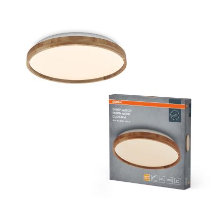 Osram - Dimmable LED Ceiling Light ORBIS ALISON LED/36W/230V Ø 50 cm Beige