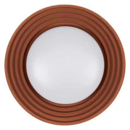 Osram - ORBIS CONCRETE Dimmable LED Ceiling Light, 18W/230V, Ø 40 cm, Brown/Concrete