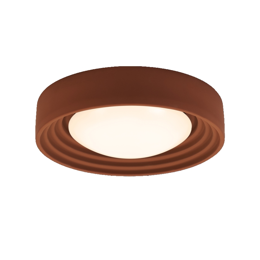 Osram - ORBIS CONCRETE Dimmable LED Ceiling Light, 18W/230V, Ø 40 cm, Brown/Concrete