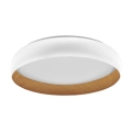 Osram - Dimmable LED ceiling light ORBIS LIVIA LED/36W/230V Ø 52 cm white/brown