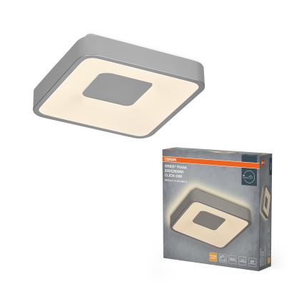 Osram - LED Dimmable Ceiling Light ORBIS PIANA LED/16W/230V 29x29 cm silver