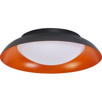 Osram - Dimmable LED ceiling light ORBIS PLATE LED/19W/230V dia. 31 cm orange/black