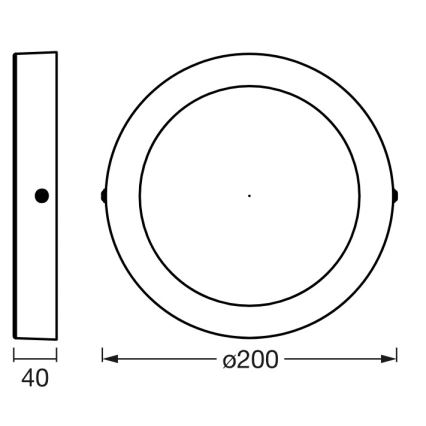 Osram - SMART+ Dimmable LED Downlight 12W/230V Ø 20 cm 3000-6500K Wi-Fi