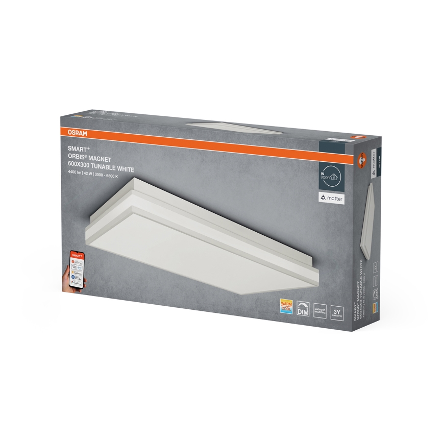 Osram - LED Dimmable Ceiling Light SMART+ MAGNET LED/42W/230V 30x60 cm 3000-6500K Wi-Fi