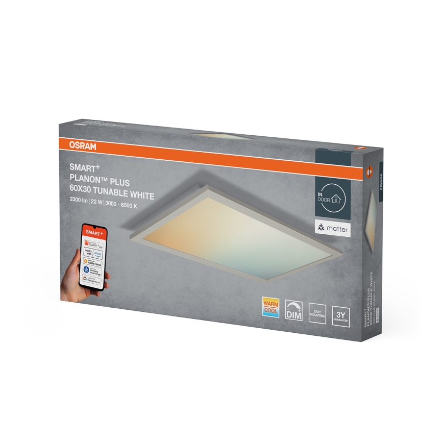 Osram - SMART+ PLANON Dimmable LED Ceiling Light 22W/230V 60x30 cm 3000-6500K Wi-Fi
