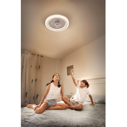 Osram - LED Dimmable Ceiling Light with Fan SOLANO LED/26W/230V 3000/4000/6500K + Remote Control