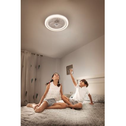 Osram - LED Dimmable Ceiling Light with Fan SOLANO LED/26W/230V 3000/4000/6500K + Remote Control