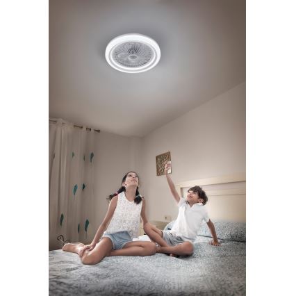 Osram - LED Dimmable Ceiling Light with Fan SOLANO LED/26W/230V 3000/4000/6500K + Remote Control