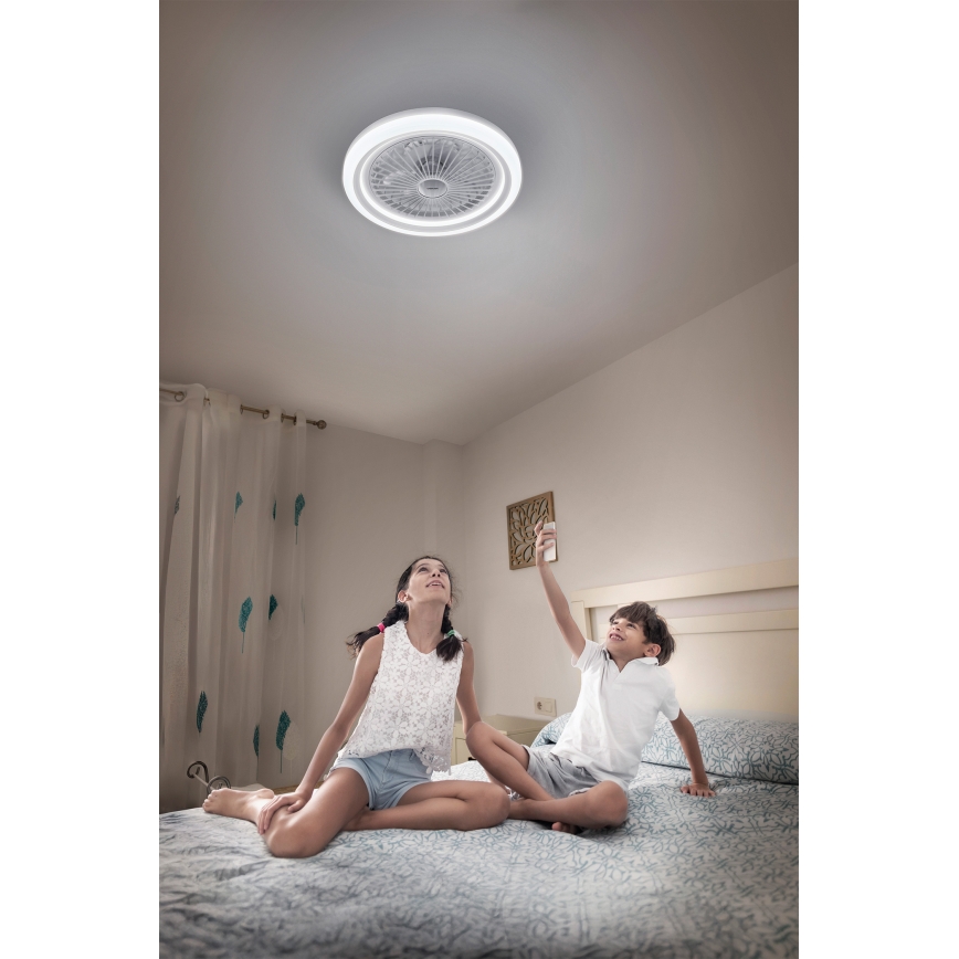 Osram - LED Dimmable Ceiling Light with Fan SOLANO LED/26W/230V 3000/4000/6500K + Remote Control