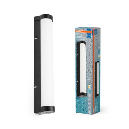 Osram - Dimmable ORBIS TUBE LED Mirror Light, 9W/230V, 40 cm, IP44, black